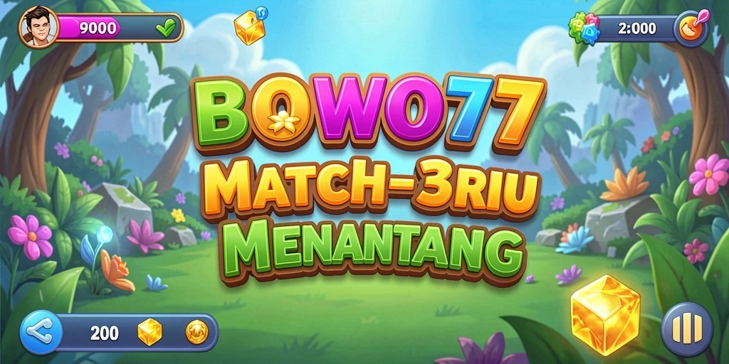 Tampilan gameplay BOWO77 yang menarik dan penuh warna.