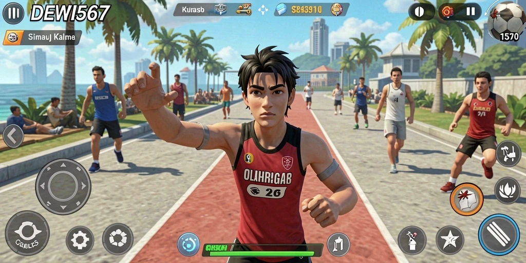 Tangkapan layar dari gameplay DEWI567 yang seru dan dinamis.