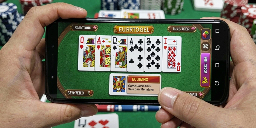 Tampilan screenshot dari gameplay seru EUROTOGEL dalam permainan Domino.