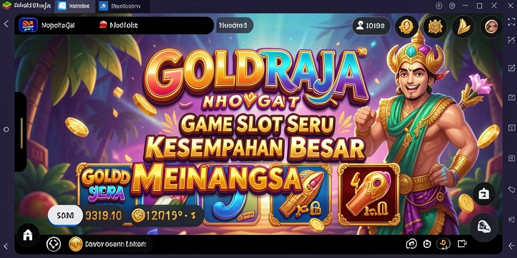 Screenshot dari gameplay GOLDRAJA yang menarik dan penuh aksi.