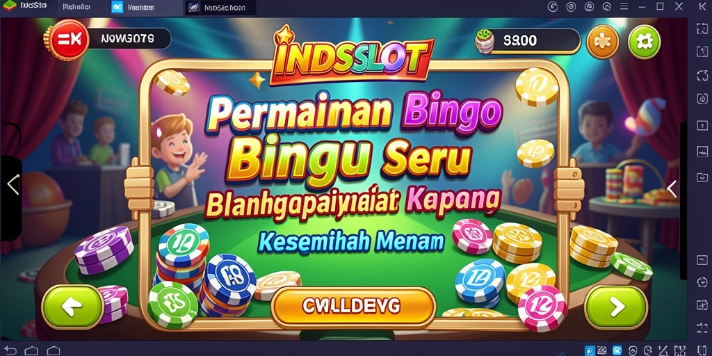 Gameplay menarik Bingo dengan suasana seru.