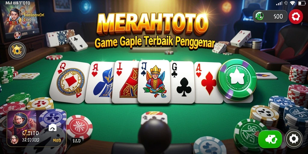 Tampilan permainan Gaple yang seru dan interaktif.