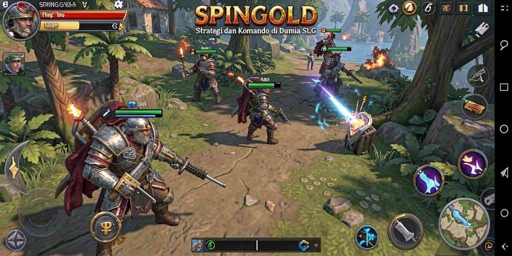 Tampilan menarik dari gameplay SLG yang seru dan menantang.