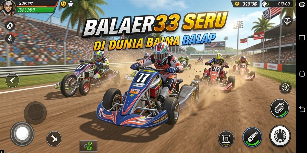 Tampilan gameplay SUPER33 yang mendebarkan dan penuh aksi.
