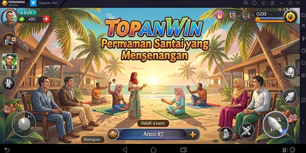 Tampilan gameplay menyenangkan dari TOPANWIN di perangkat mobile.